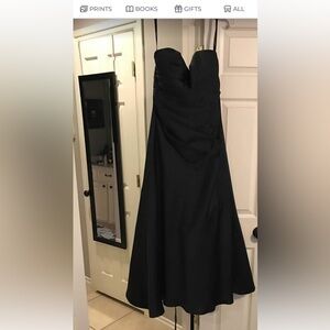 Formal black Alfred Angelo dress. Size 8.